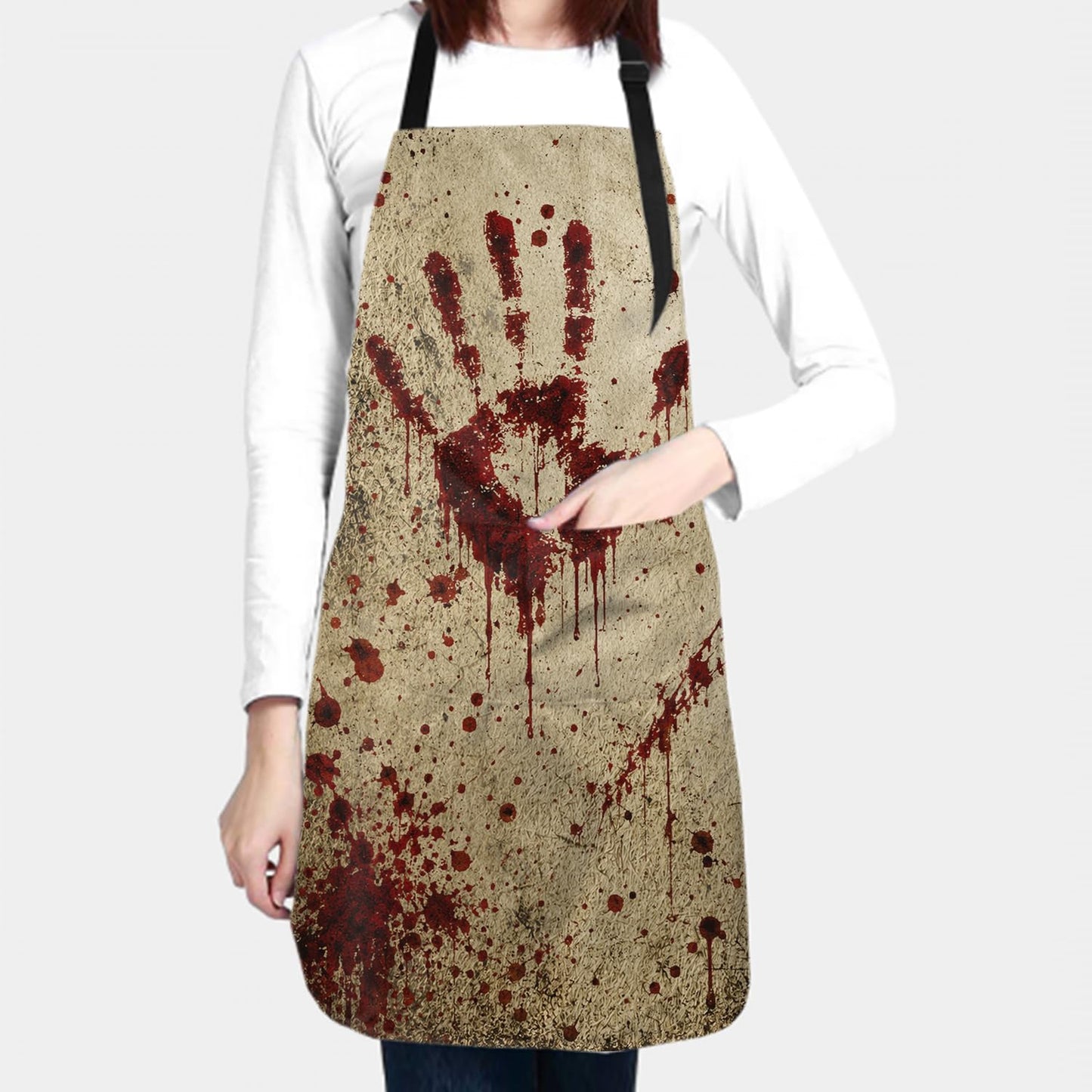 Giwawa Unisex Adult Apron Waterproof Stain Resistant Kitchen Cooking Apron with 2 Pockets for BBQ Grill Painting BST326H