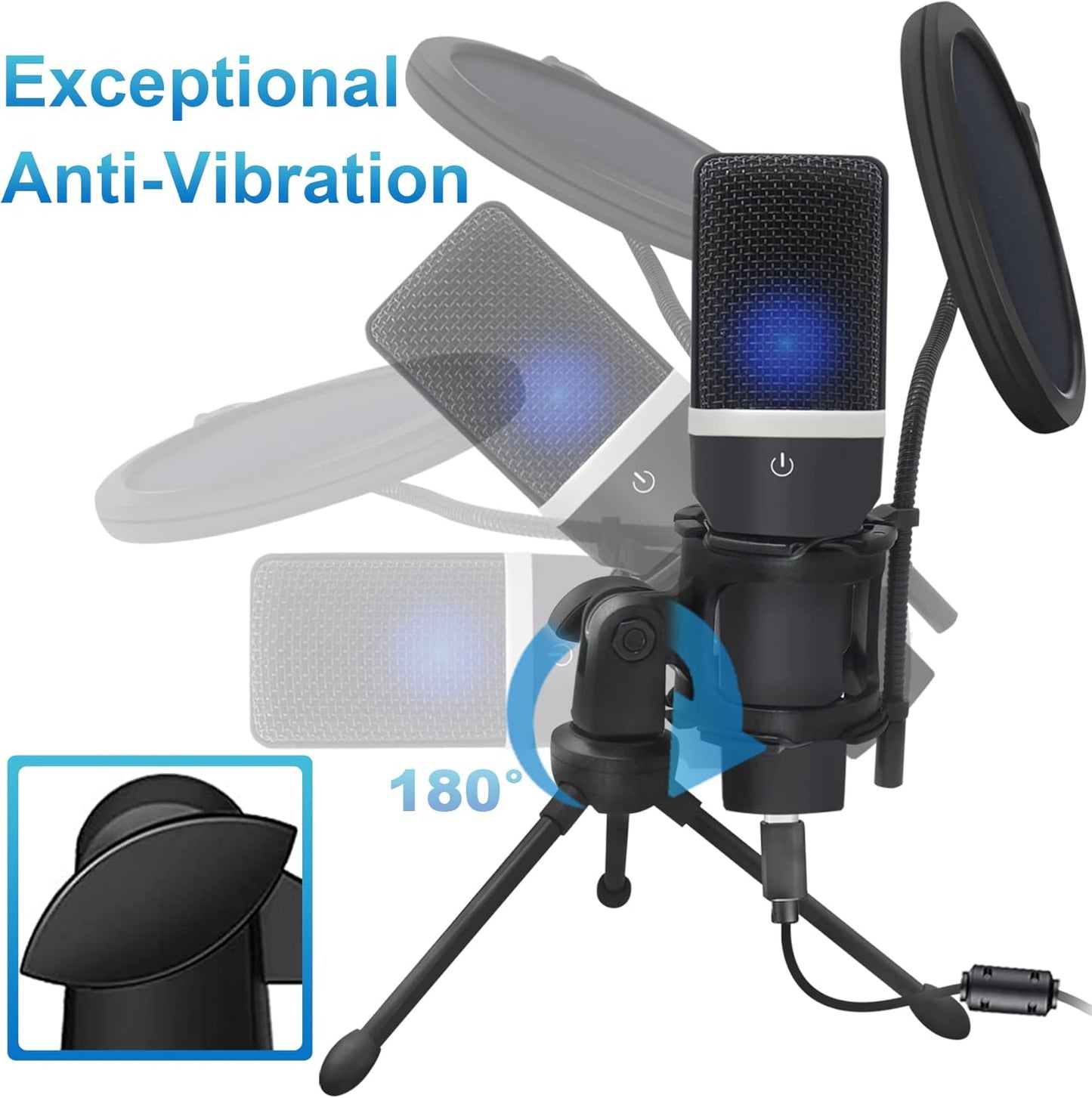 Condenser Streaming Microphone 95-97