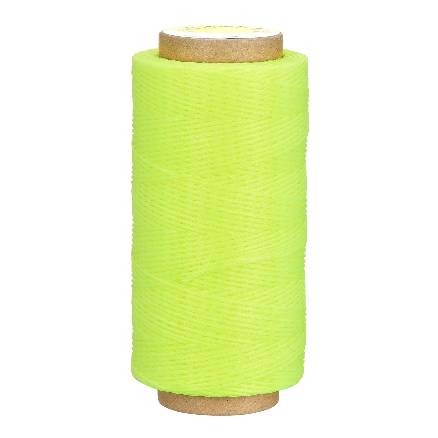 uxcell Leather Sewing Thread 186 Yards 210D/1mm Polyester Waxed Cord for Manual Sewing, Wheat BST326H