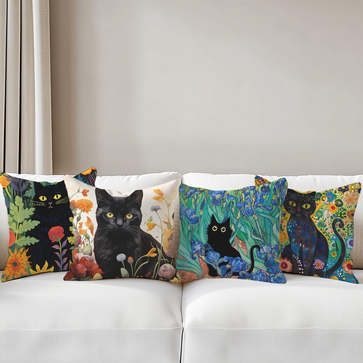 4 PCs Lemon Decor Pillow Covers 18x18, Italian Gifts Throw Pillow Covers | Italy Lemon Pillow Cases Decorative Pillow Protectors Living Room Bedroom Office Home Decor for Cushion Car Bed BST202