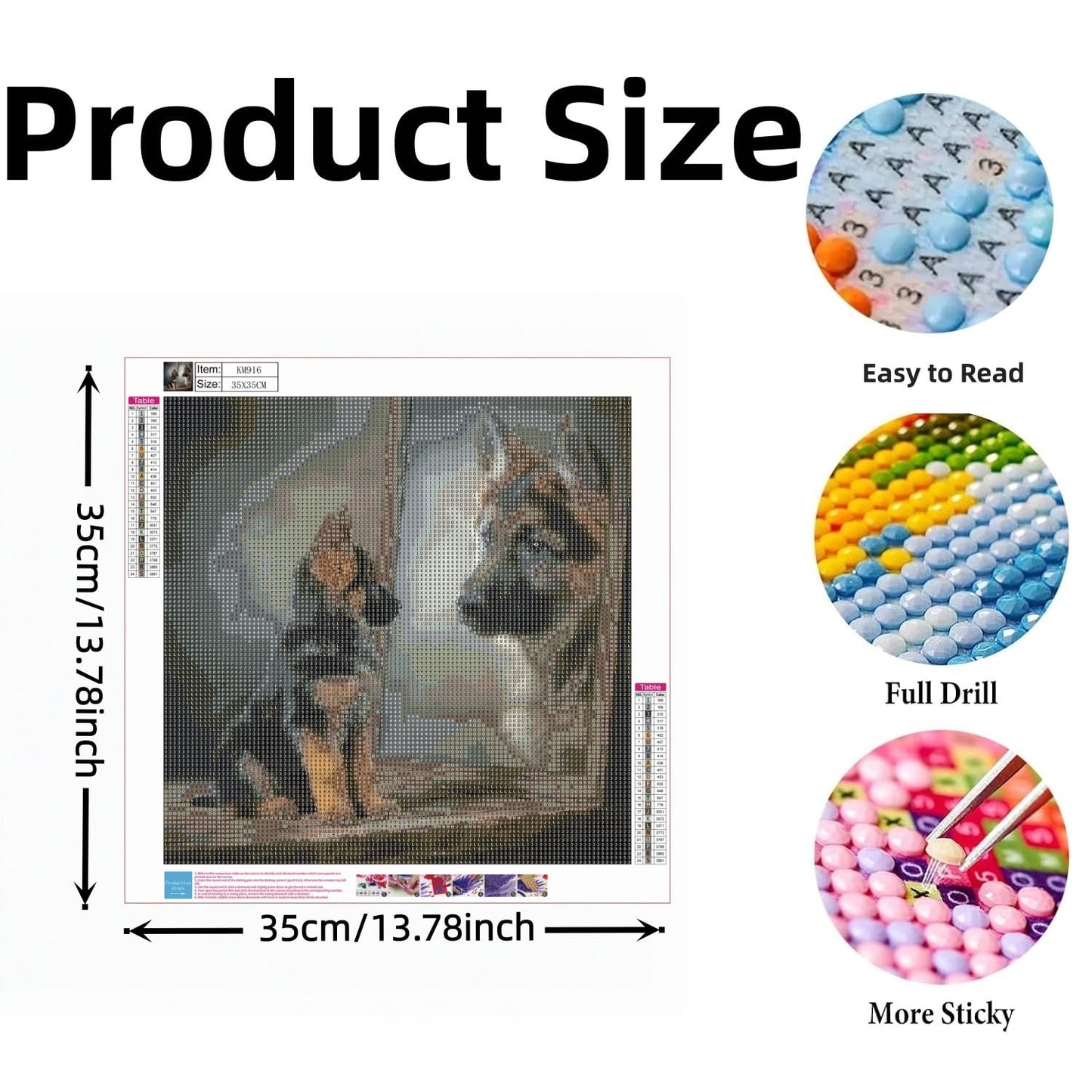 ArtIgle 5D Diamond Painting Kits for Adults, Ancient Sphinx Full Round Drills Gem Diamond Dots, Diamond Dot Art for Adults Beginners Clearance Home Wall Art Decor, 13.78 X 13.78 inch BST220