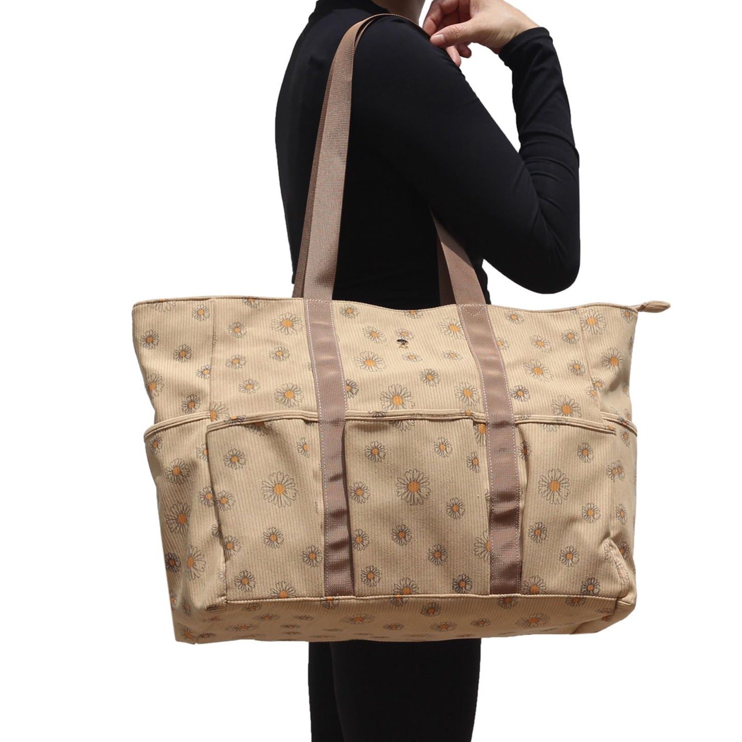 ESVAN Utility Tote Bag Weekender Duffle Bag with 13 Pockets - Perfect for Travel, Work, Gym, Beach, Teachers, and Nurses BST326H