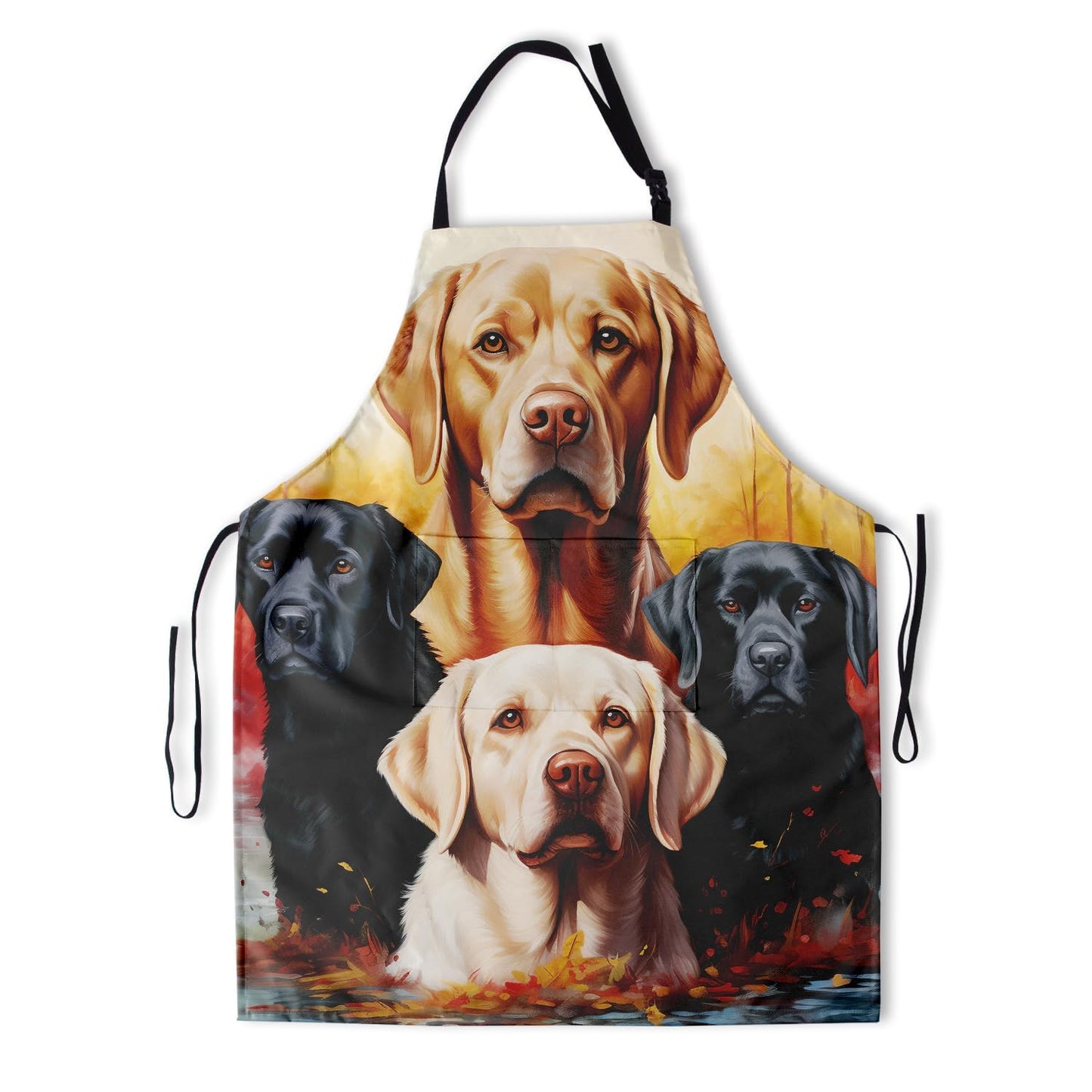Art Apron with Pocket for Women Men | Kitchen Aprons Chef Apron for Cooking Baking BBQ Painting Gardening BST202