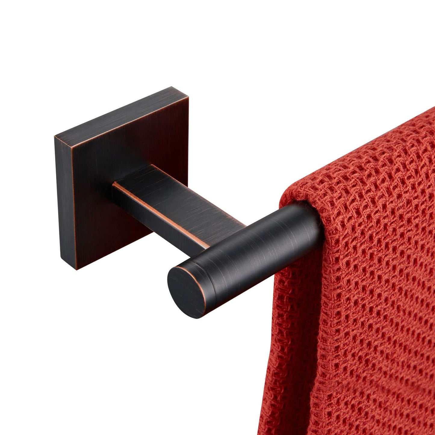 KOKOSIRI Bathroom Towel Bars 16 Inch Towel Rail Matte Black 40CM Hand Towel Holder for Bath Kitchen Wall Stainless Steel B4005BK-L16 BST202