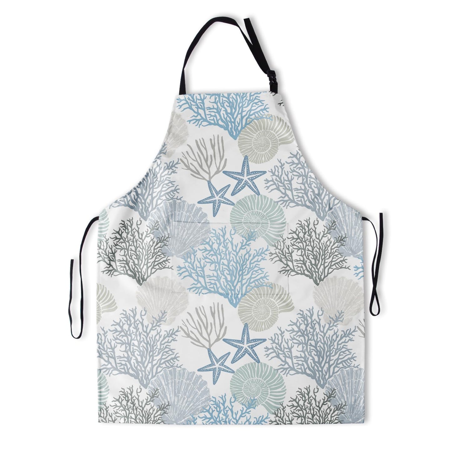 Giwawa Unisex Adult Apron Waterproof Stain Resistant Kitchen Cooking Apron with 2 Pockets for BBQ Grill Painting BST326H