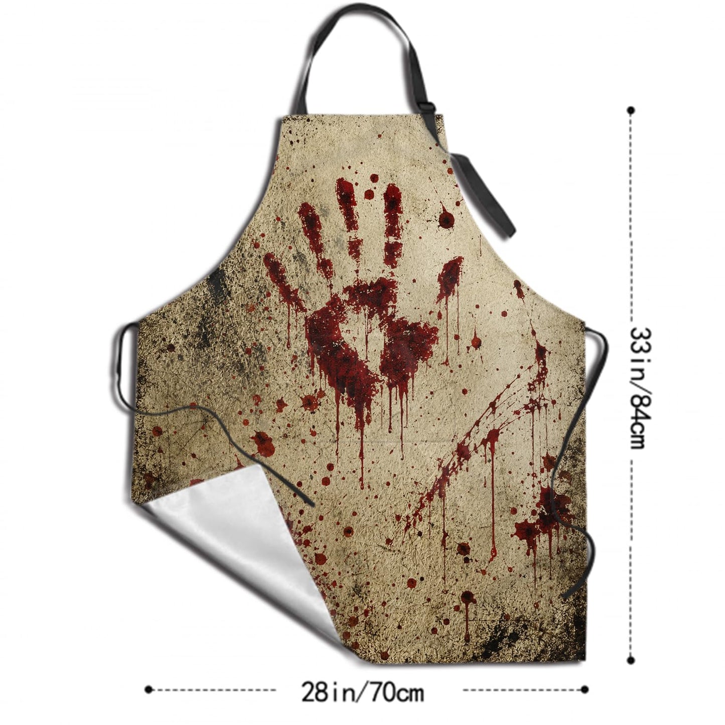Giwawa Unisex Adult Apron Waterproof Stain Resistant Kitchen Cooking Apron with 2 Pockets for BBQ Grill Painting BST326H