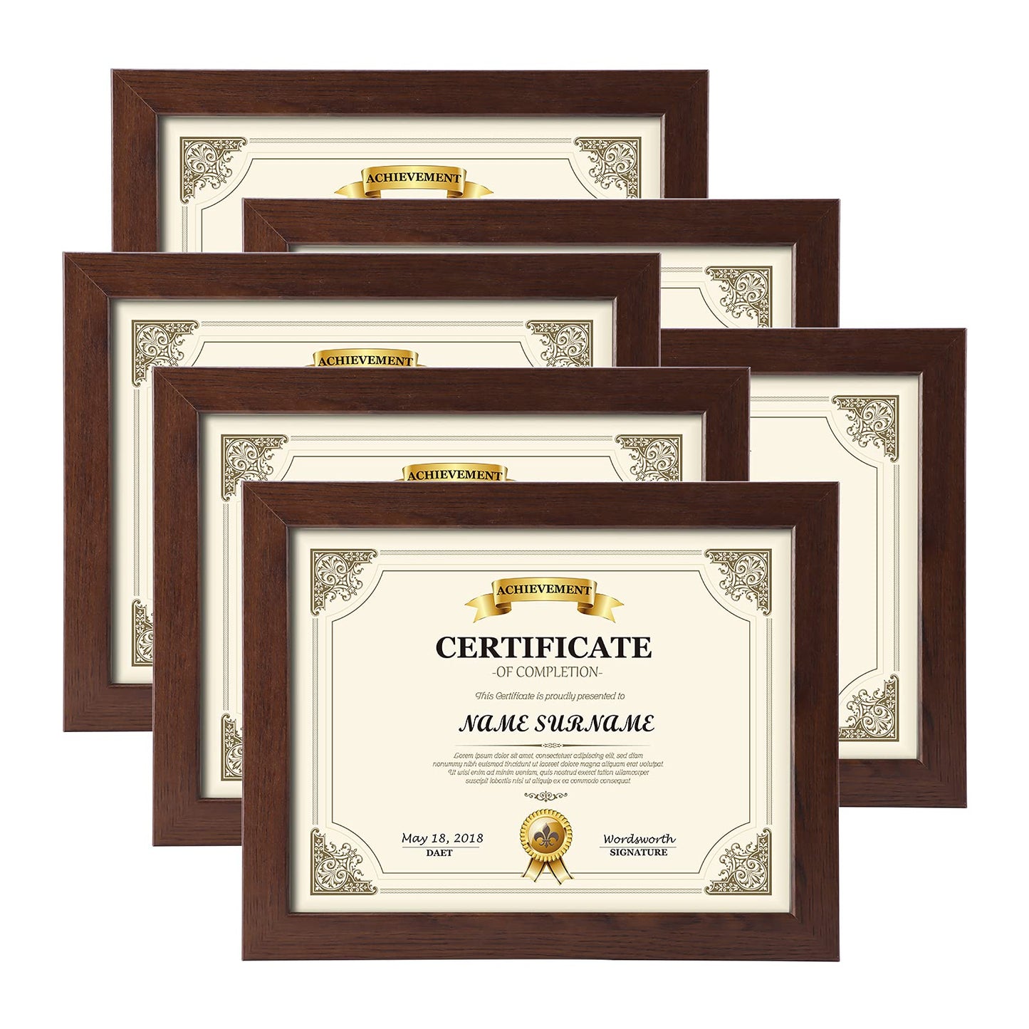 CRUGLA 8.5x11 Picture Frame Set of 11 N26