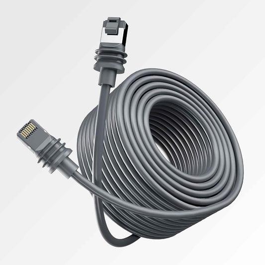 YANGER Starlink Gen 3 Cable 100FT Ethernet Cable, Starlink Mini, Starlink Cable Extension, Replacement Cable Durable Waterproof Outdoor Design, Grey WN420