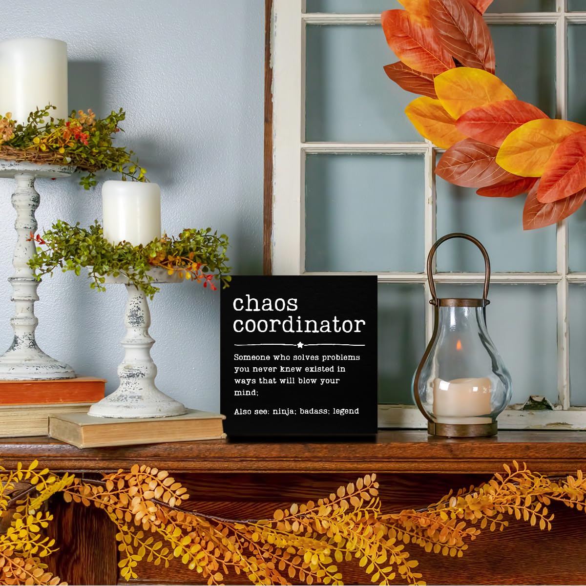 Inspirational Motivational Gifts Employee Appreciation Gifts Wood Box Sign | Daily Affirmations for Women, Little Reminders You are Enough Wooden Box Desk Decorative Sign for Office Desk Table Shelf BST202