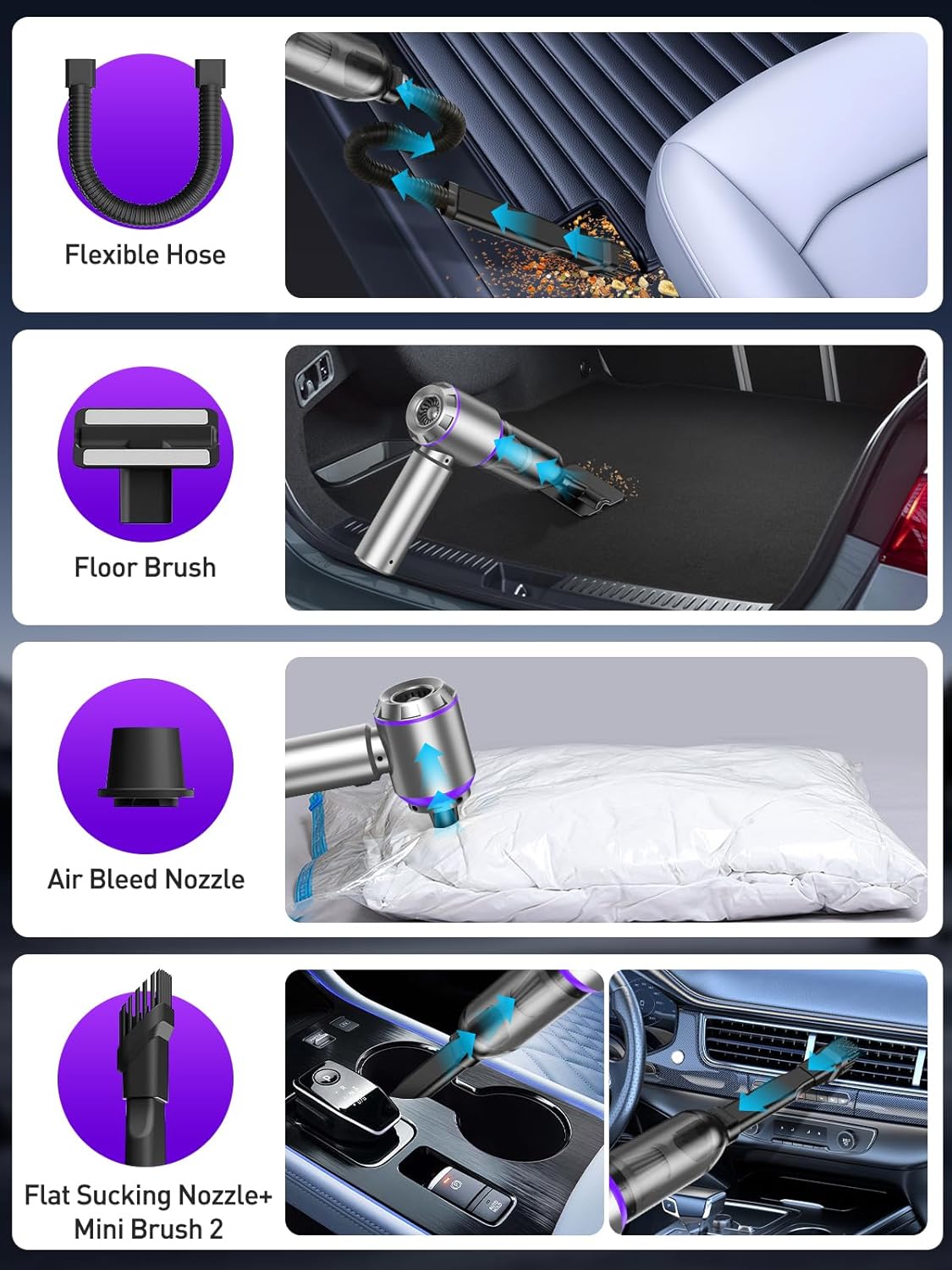 IYOFINE Brushless Motor Vacuum Cleaner V8 Plus 88
