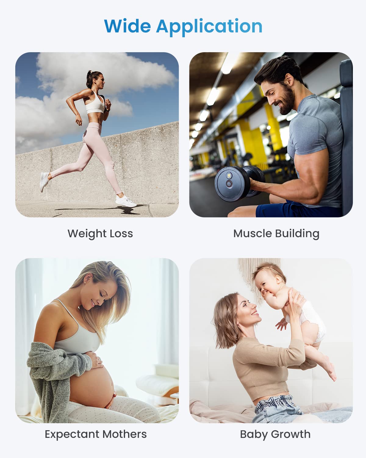 RENPHO Smart Scale for Body Weight, FSA&HSA Eligible, Bathroom Digital Scale with BMI, Body Fat, Bluetooth Fitness Equipment Sync with Apps, Accurate for Weight Loss, Home Use, 400 lbs - Elis 1