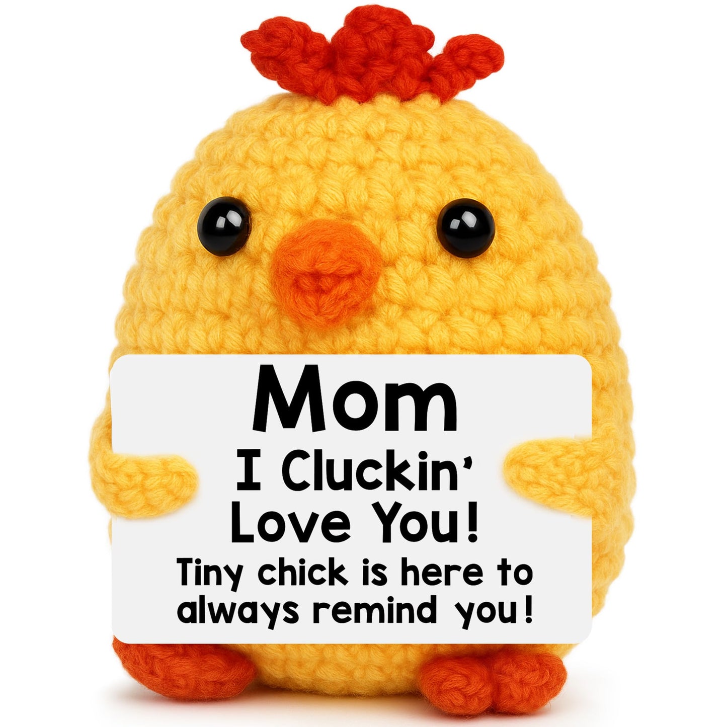 Grandma Birthday Gifts from Grandkids, New Grandma Grandmother I Love You Gift, Grandparents Day Gifts for Grandmas Grandmother Nana Gigi, Christmas Stocking Stuffers Funny Handmade Crochet Chicken BST220
