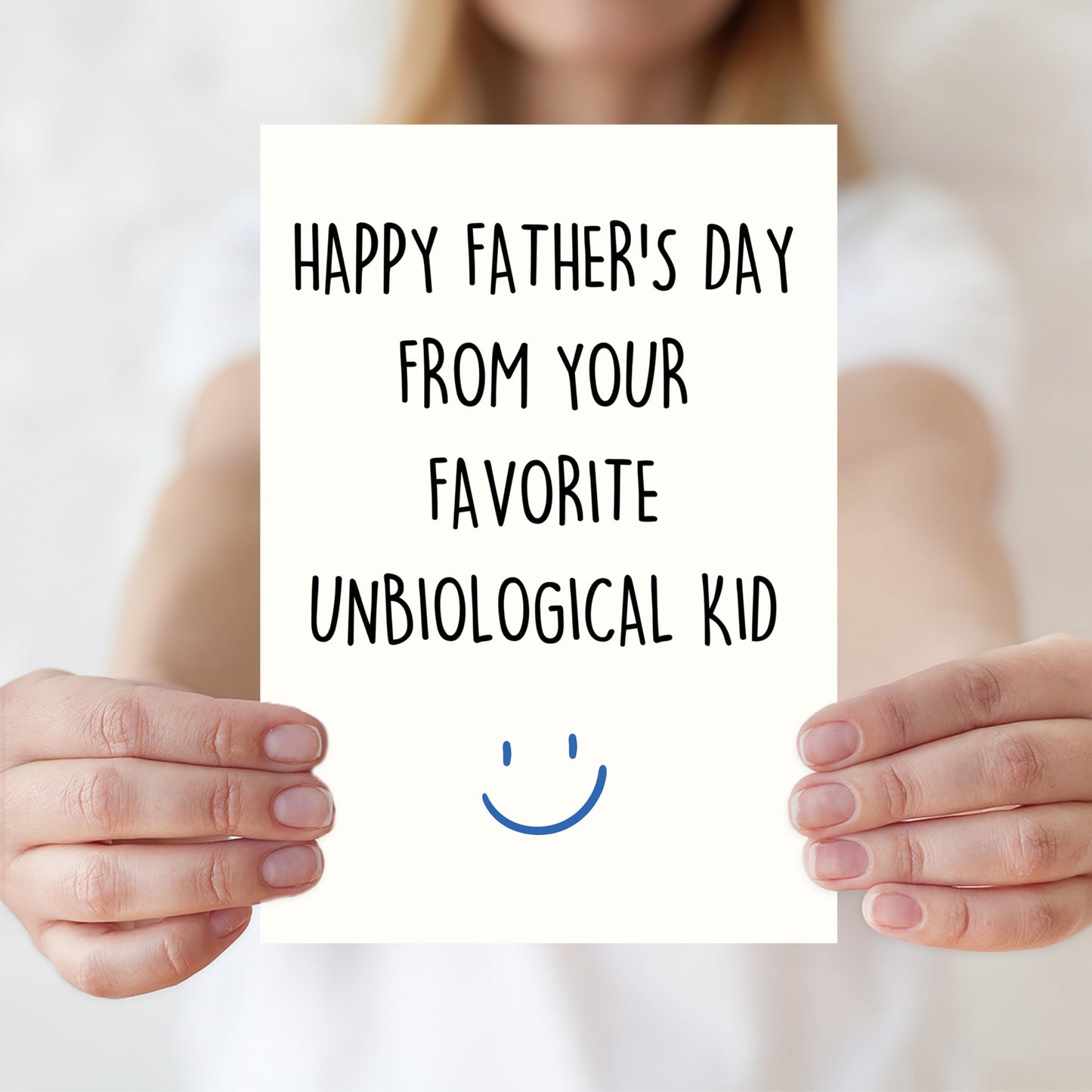 Funny Fathers Day Card for Dad, Father's Day Cards Gifts Decorations from Daughter Son, Happy Fathers Day Card from Cat, Cute Cat Dad Father's Day Decorations Gifts BST220