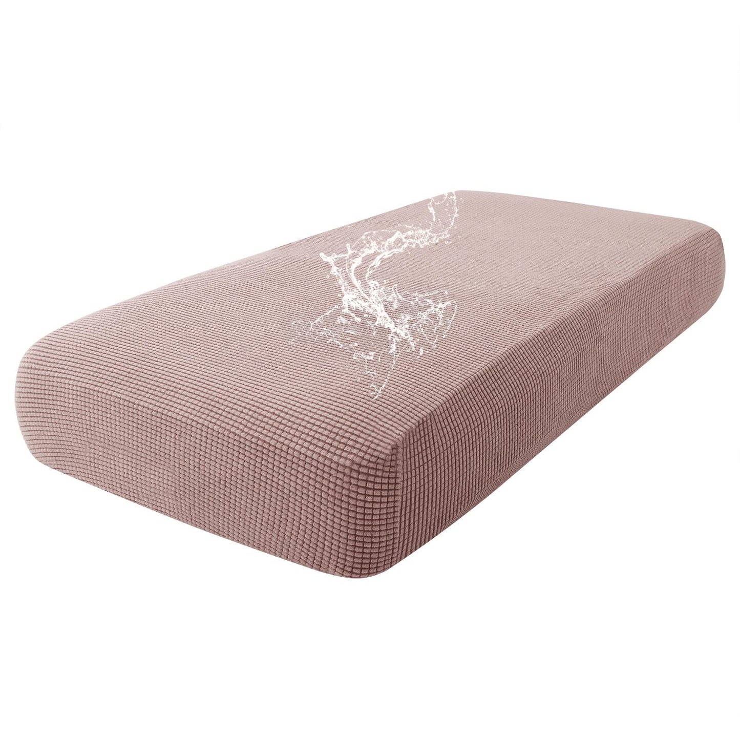 Waterproof Couch Cushion Covers for Pets, Non Slip Sofa Seat Cover | Stretch Jacquard Fabric, Elastic Bottom, Non Slip Fit, Waterproof Protection, Pet Hair Protection (1 Piece for Backrest M) BST202