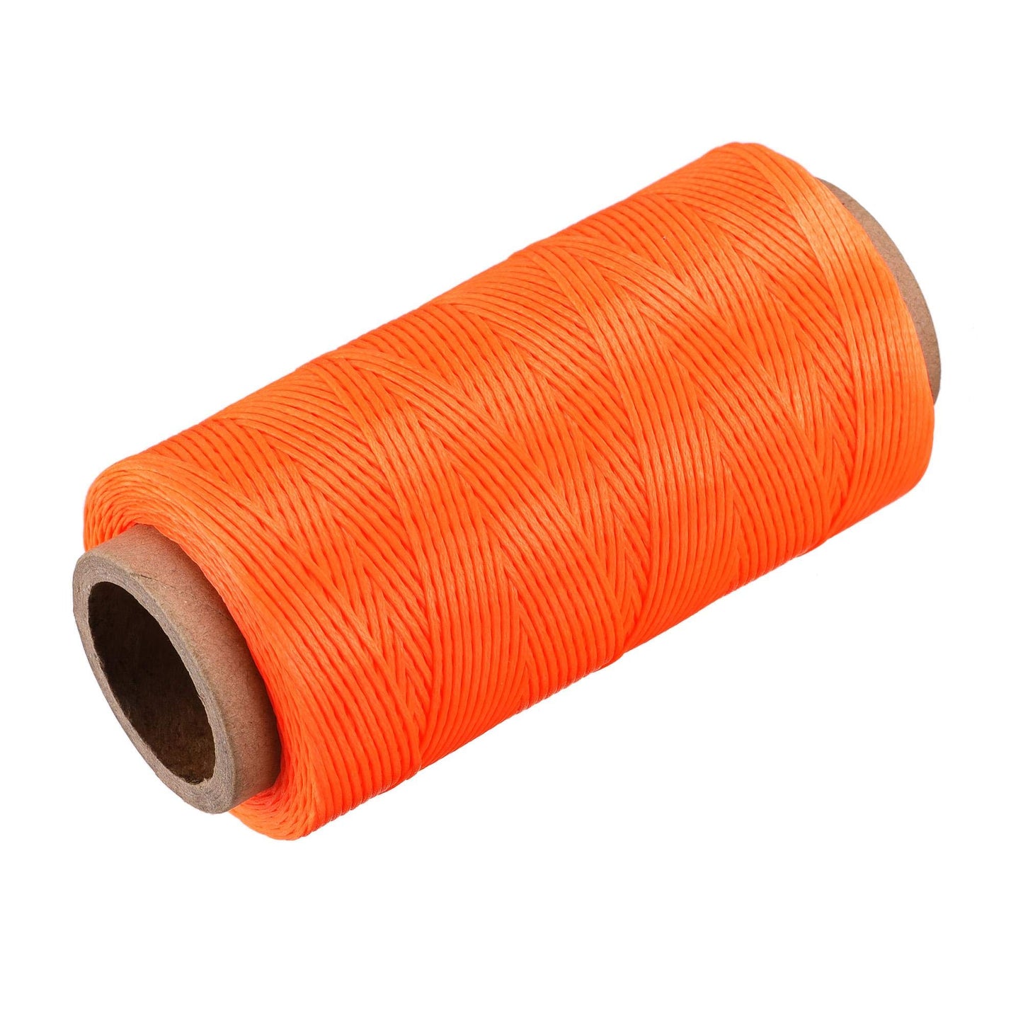 uxcell Leather Sewing Thread 186 Yards 210D/1mm Polyester Waxed Cord for Manual Sewing, Wheat BST326H