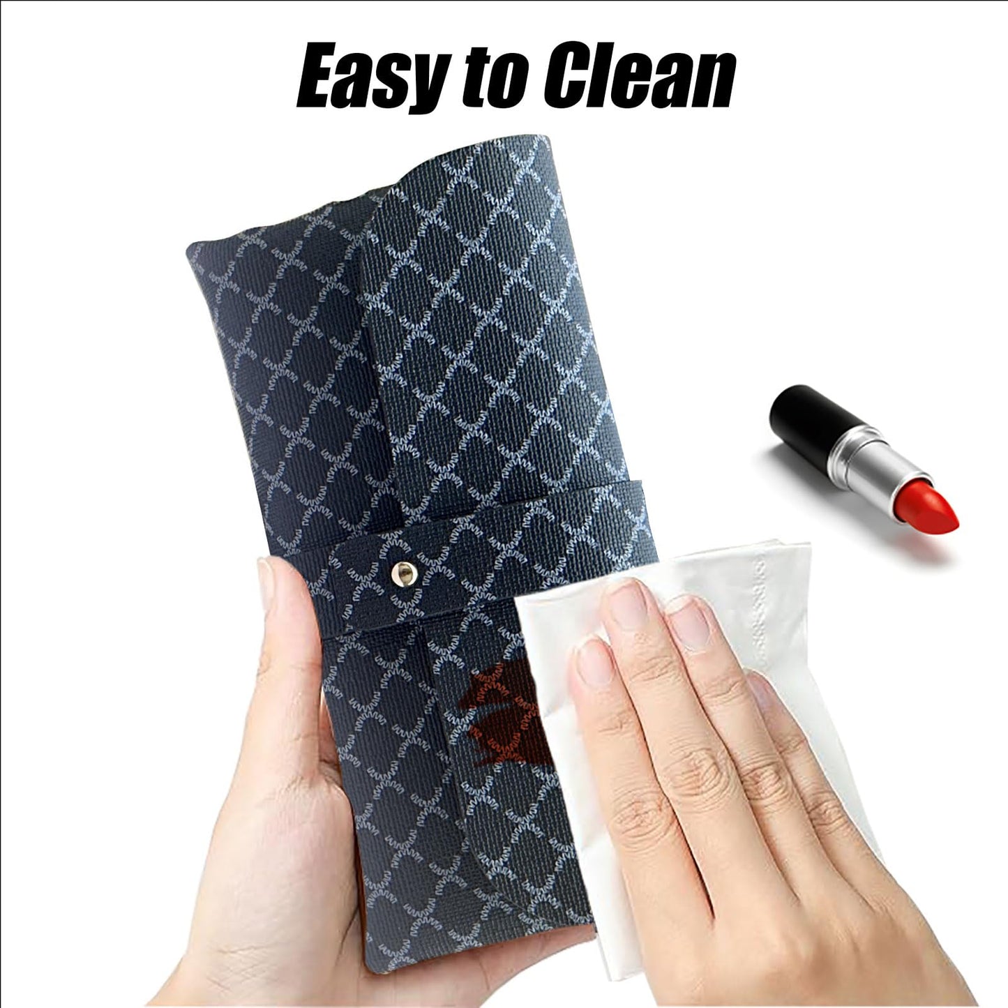 Glasses storage bag Travel sunglasses myopia glasses storage bag Fashion leather storage bag WN420