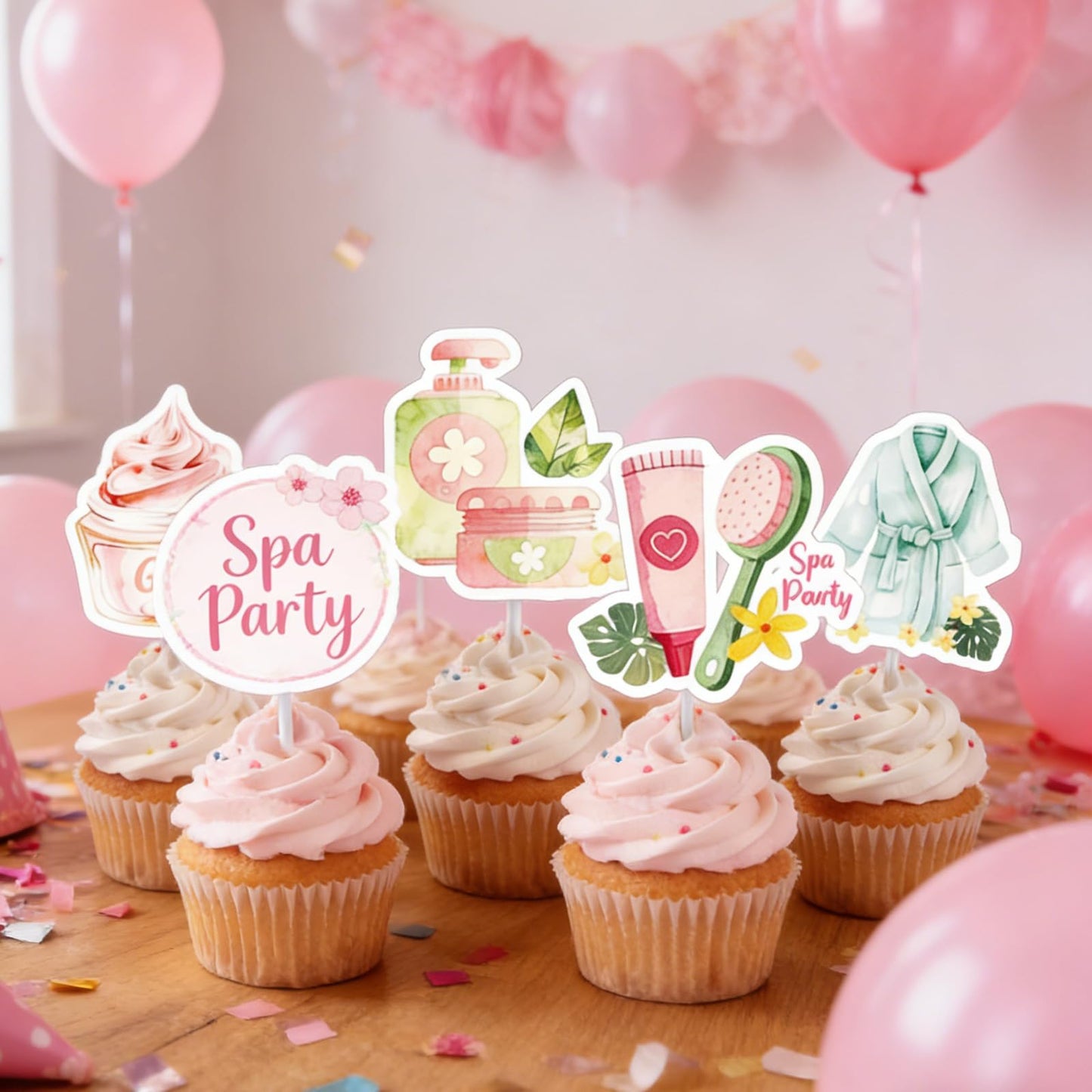 Baseball Birthday Party Decorotions - 24 PCS Ice Cream Drip Baseball Theme Cupcake Toppers, Boys Girls Sports Birthday Party Decorotions Supplies BST326L