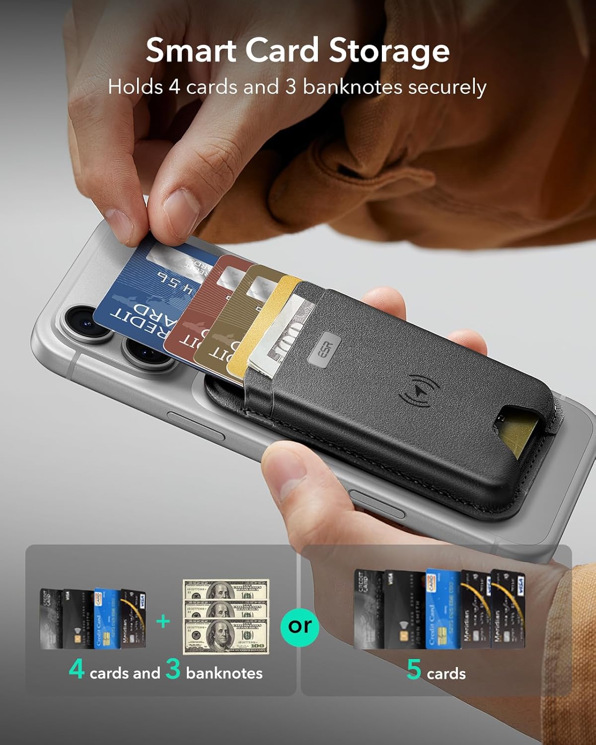 ESR Geo for MagSafe Wallet with Full Find My Functionality 102