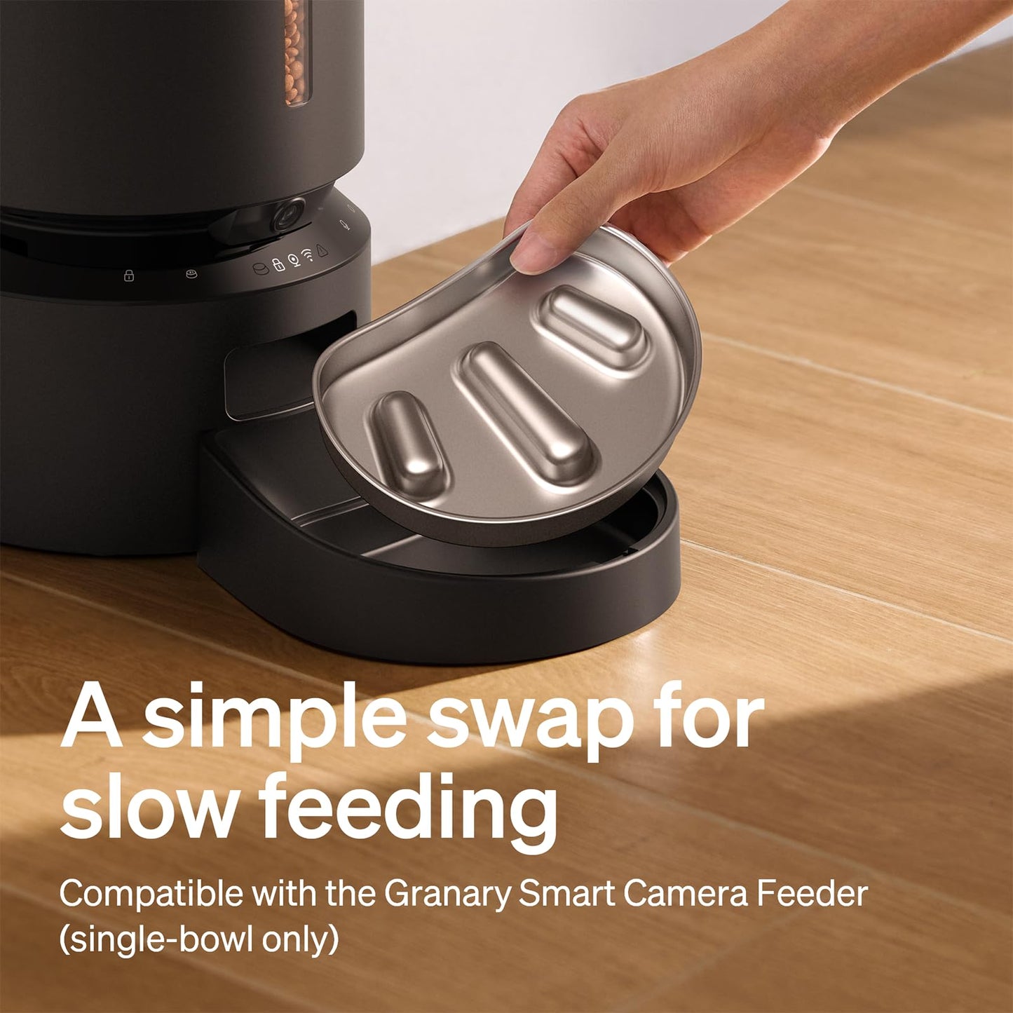PETLIBRO Automatic Cat Feeder – 3L Programmable Pet Food Dispenser with Freshness Preservation, Timed Portion Control, Voice Meal Call & Dual Power Supply, Healthy Feeding for Cats & Small Dogs White