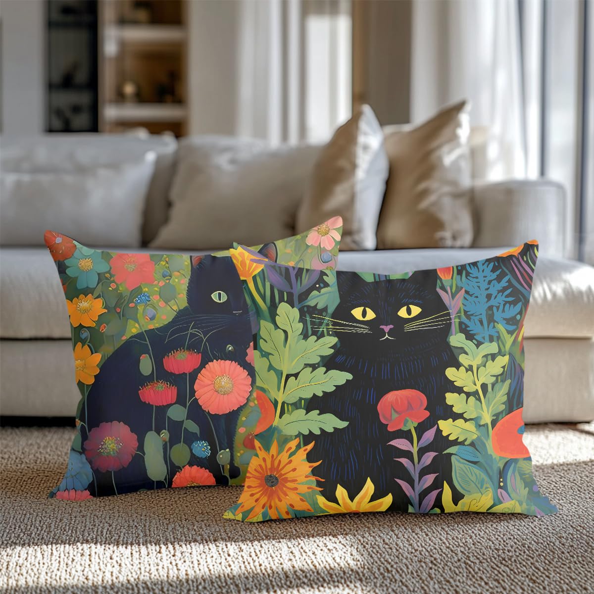 4 PCs Lemon Decor Pillow Covers 18x18, Italian Gifts Throw Pillow Covers | Italy Lemon Pillow Cases Decorative Pillow Protectors Living Room Bedroom Office Home Decor for Cushion Car Bed BST202