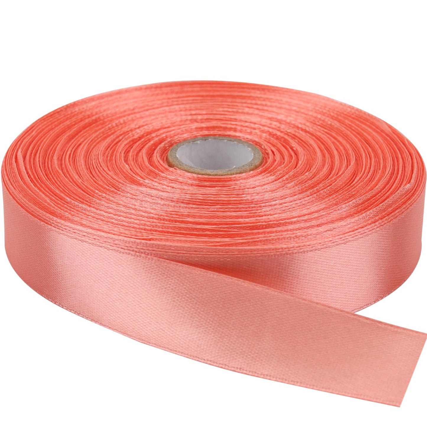 Single-Faced Sash Pink Ribbon - 1/2 Inch x 50 Yards Bulk Roll - Decorative Gift Wrapping, Crafting, Hair Bows, Wedding Party Decorations BST220