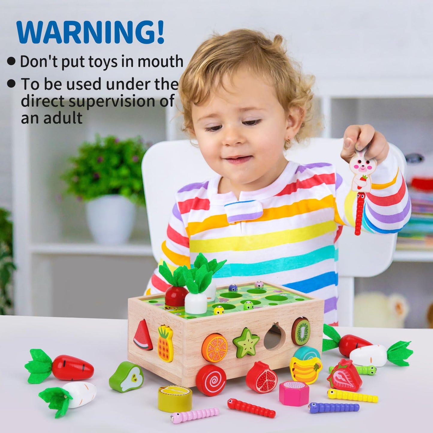 Toddlers Montessori Wooden Educational Toys RD4