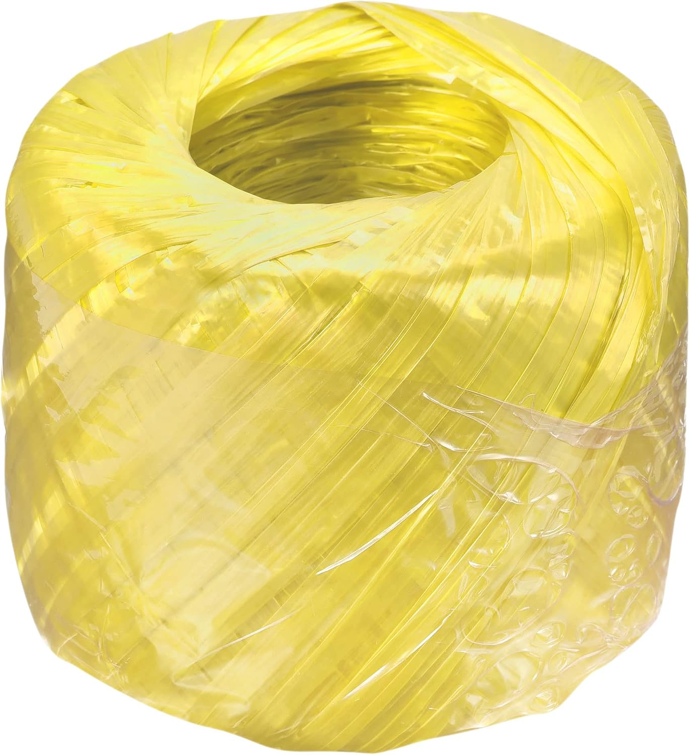MECCANIXITY Polyester Nylon Plastic Rope Twine Household Bundled for Packing Gardening Craft,350m Length,Yellow BST326L