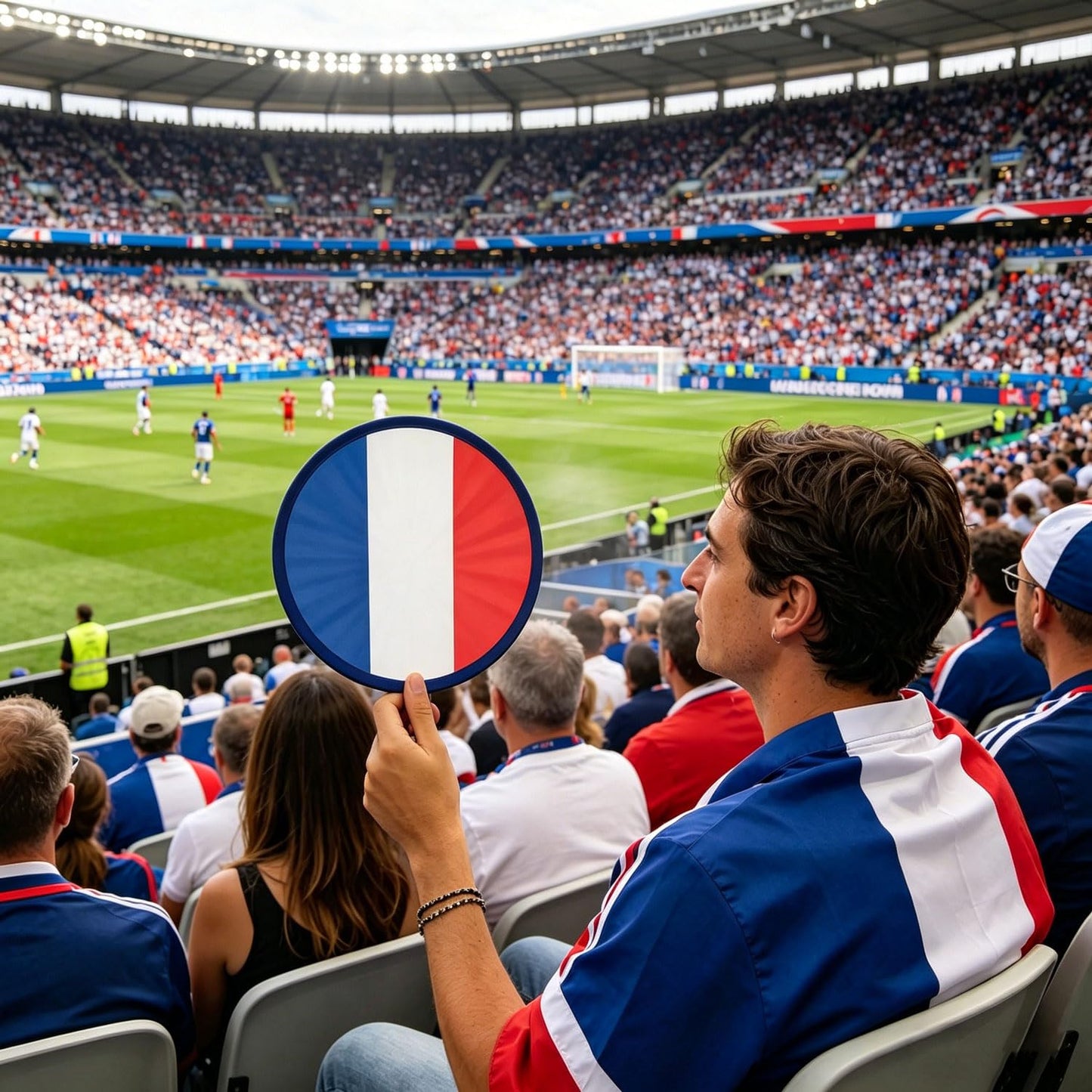 2026 World Cup Canada Flag Folding Hand Fans 3 PCS, 8.2" Fabric Round Foldable Fans with Matching Storage Pouches, Portable Hanging Fans for Game Day and Party Canada BST220
