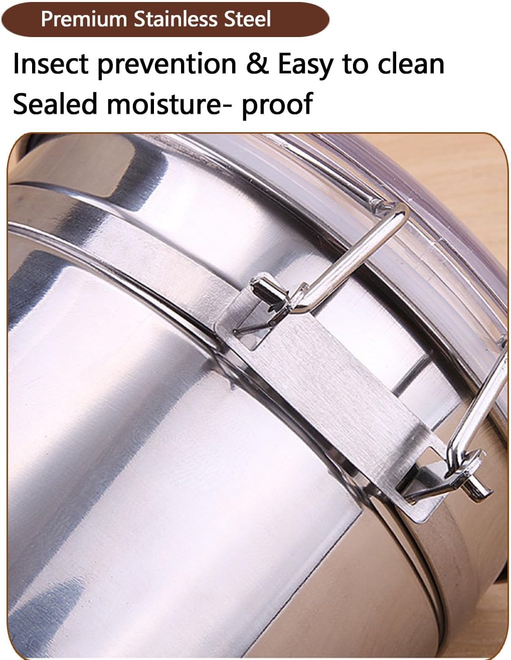 WALKTOSUN Stainless Steel Coffee Canister 78