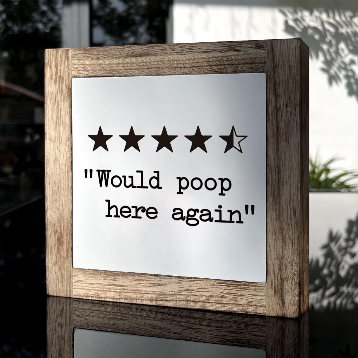 Bathroom Decor, Funny Bathroom Decor, Flush the Toilet This is Not Show and Tell, Wooden Box Signs for Home Decor, Bathroom Decor Tabletop, Kids Bathroom Rules Sign Decor, Bathroom Box Sign B6-71 BST202