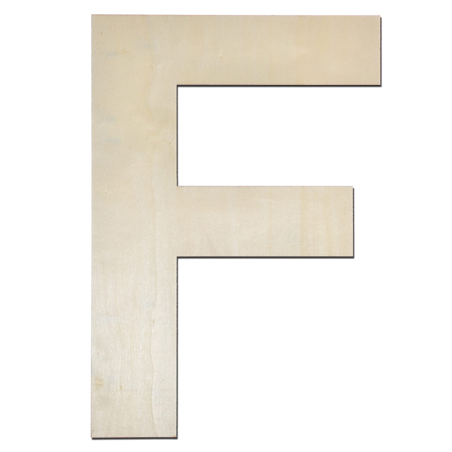 12 Inch Wooden Letter X, 1/4 Inch Thick Large Unfinished Wood Letter for Home Wall Decor, DIY Crafts BST220