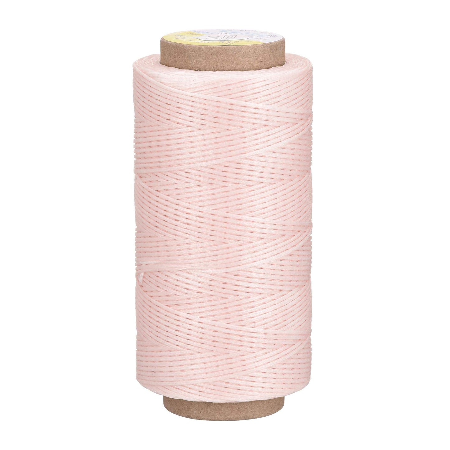 uxcell Leather Sewing Thread 186 Yards 210D/1mm Polyester Waxed Cord for Manual Sewing, Wheat BST326H