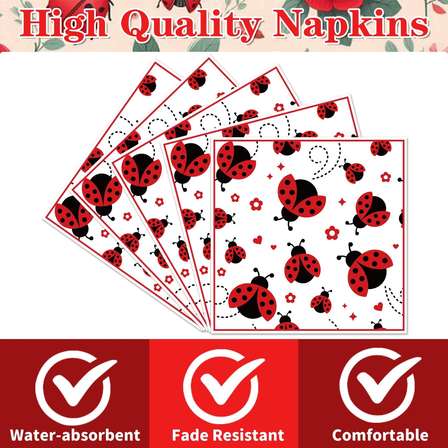 Gameza July Christmas Party Decorations, 50PCS There's Some Hohoho's in July Disposable Paper Napkins Decoration, Summer Xmas Beach Napkins Decor Supplies BST220