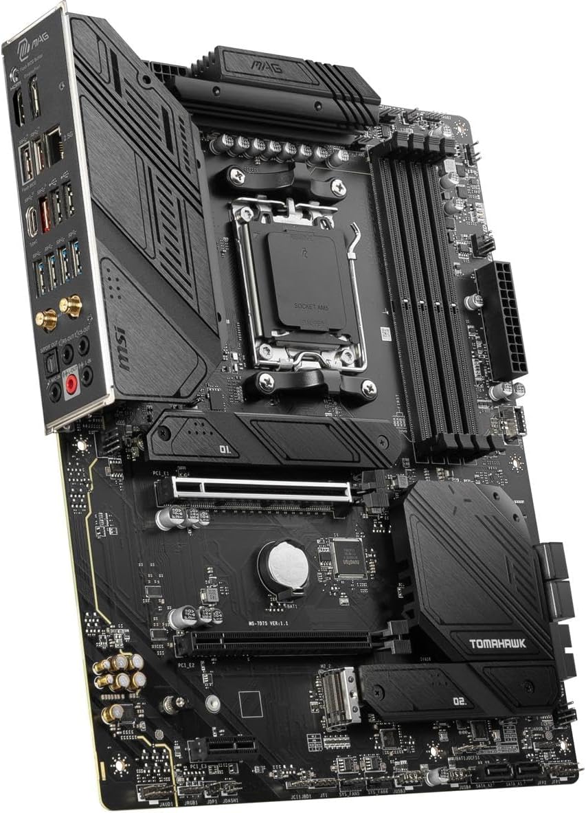 MSI MAG B650 Tomahawk WiFi Gaming Motherboard (AMD Ryzen 9000/8000/7000 Series Processors 36