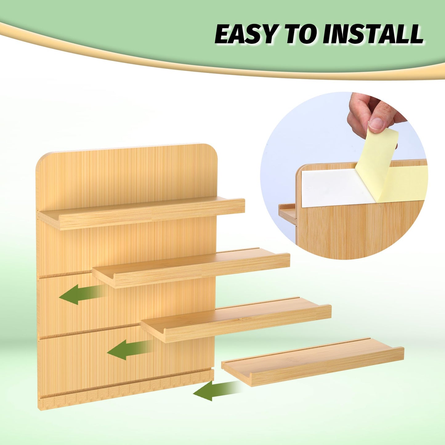 Bamboo Flavor Pods Holder Compatible with Ninja Thirsti - Holds 20 Flavor Water Drops N28