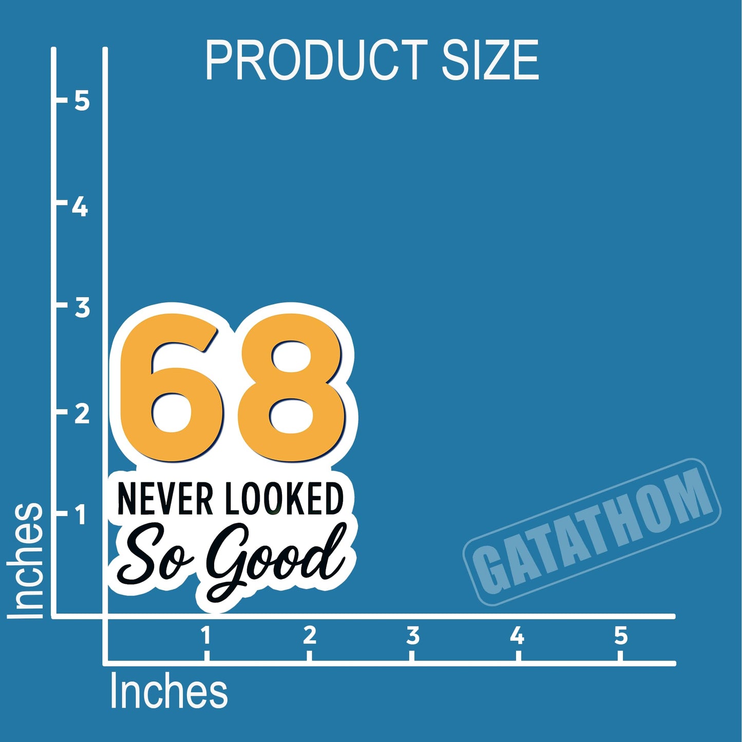 (3PCS) 83 Never Looked So Good Sticker – Happy 83th Birthday, Waterproof Vinyl Decals for Party Decor, Scrapbooking, Water Bottles, Laptops, Size 3" x 2.5" BST202