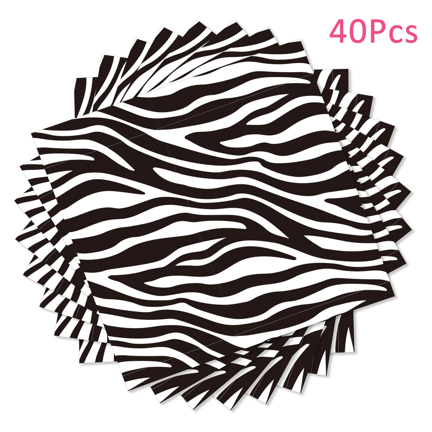 40pcs Animal Leopard Print Party Napkins Disposable Jungle Animal Print Tableware Dinner Napkin for Safari Leopard Themed Birthday Baby Shower Party Supplies BST220