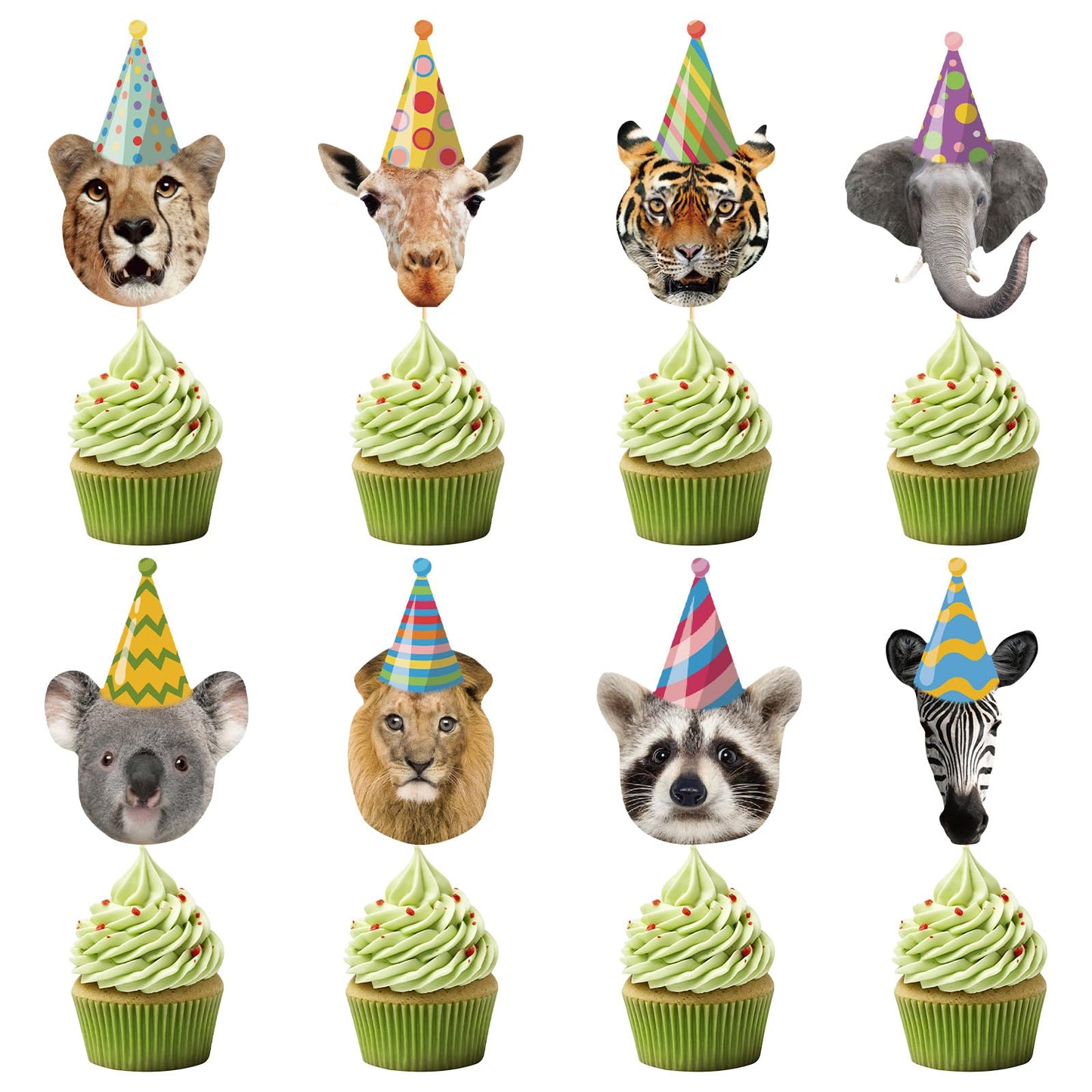 48 Pack Casino Cupcake Toppers Glitter Poker Chips Dices Mini Slot Machine Cupcake Picks for Las Vegas Casino Night Theme Birthday Party Baby Shower Decoration Supplies BST220