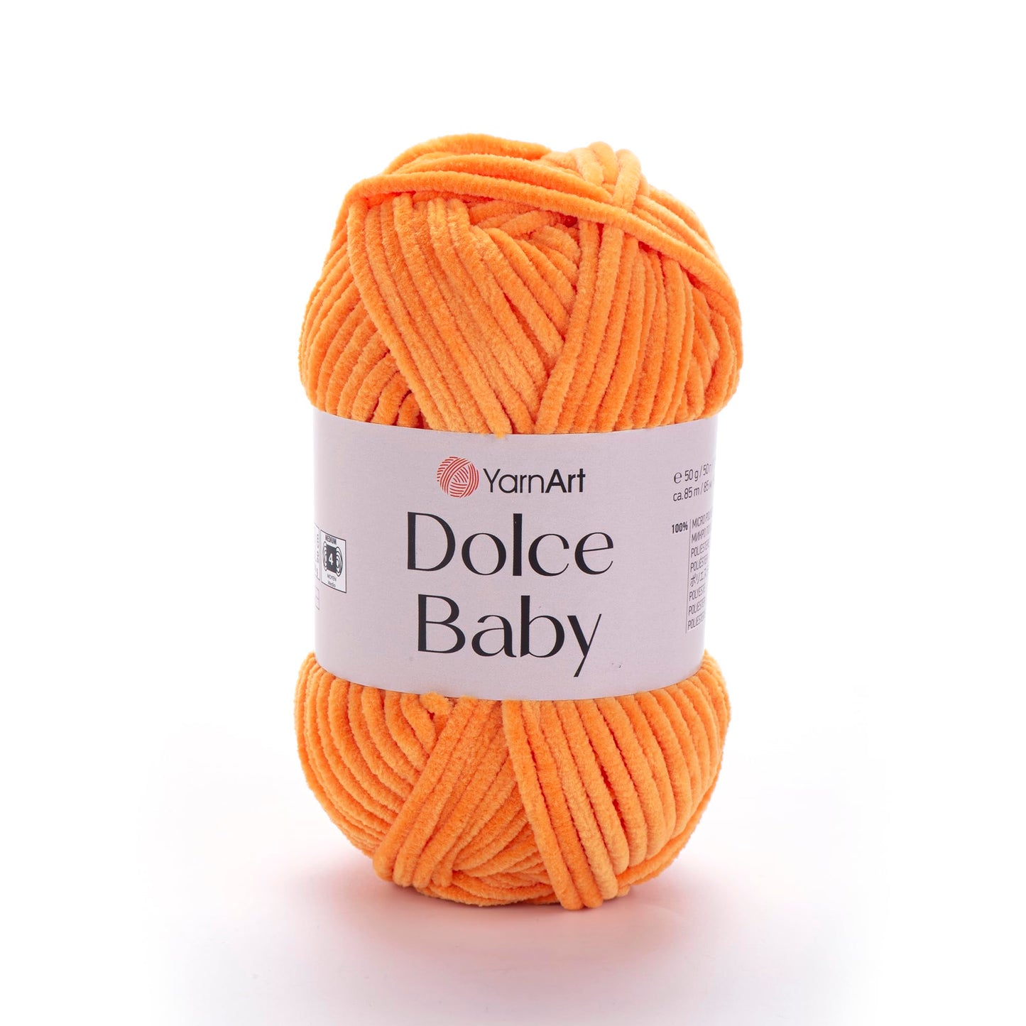 Yarnart Dolce Baby Yarn Soft Chenille Velvet Medium Blanket Amigurumi Yarn 50 Gram (1.76 oz) 93 Yards (850) BST220