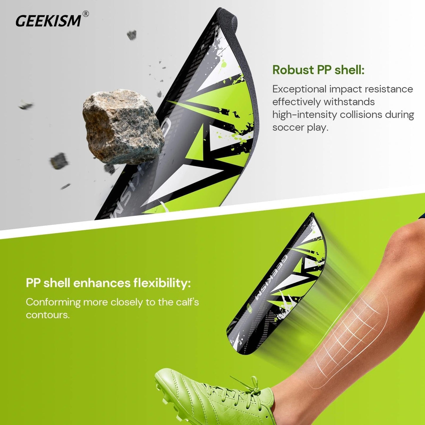 Soccer Shin Guards for Youth Kids Toddler - Soccer Shin Pads for Teens & Men, Protective Football Gear for 3-16 Years Boys Girls & Adult, World Cup Lightweight Soccer Equipment WN420