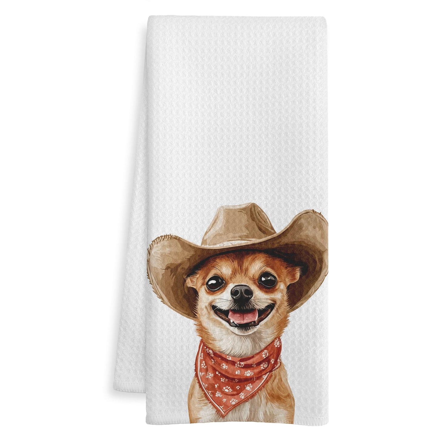 Funny Chihuahua Gifts Hand Towels for Bathroom, Chihuahua Gifts for Women Men Decorative Hand Towels for Kids Guest Bathroom Washroom Power Room Vanity Half Bath, 16X24 Inch BST326L