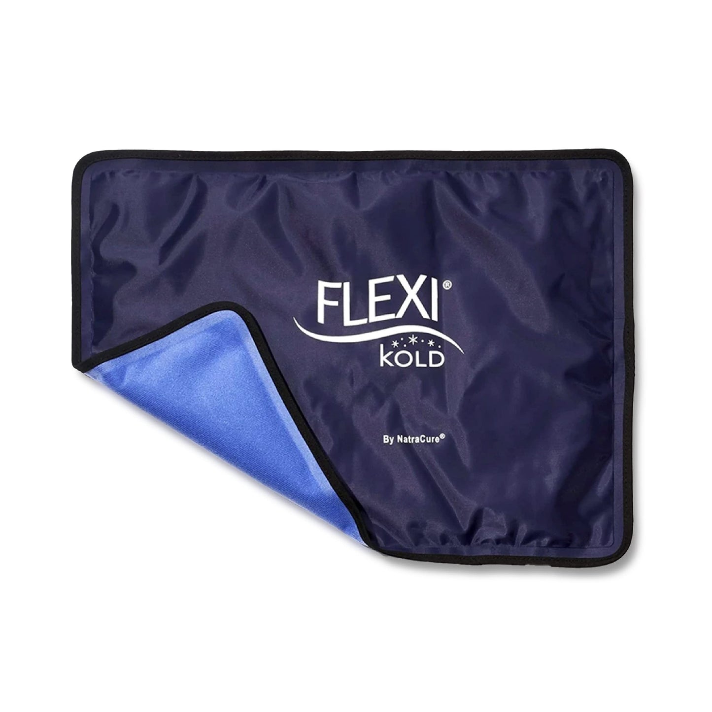 FlexiKold Reusable Gel Ice Pack with Straps – Cold Compress Pack for Injuries – Flexible Medical Ice Wrap for Back, Shoulders, Legs, Knees, Sciatica, Muscle Pain – Half Size