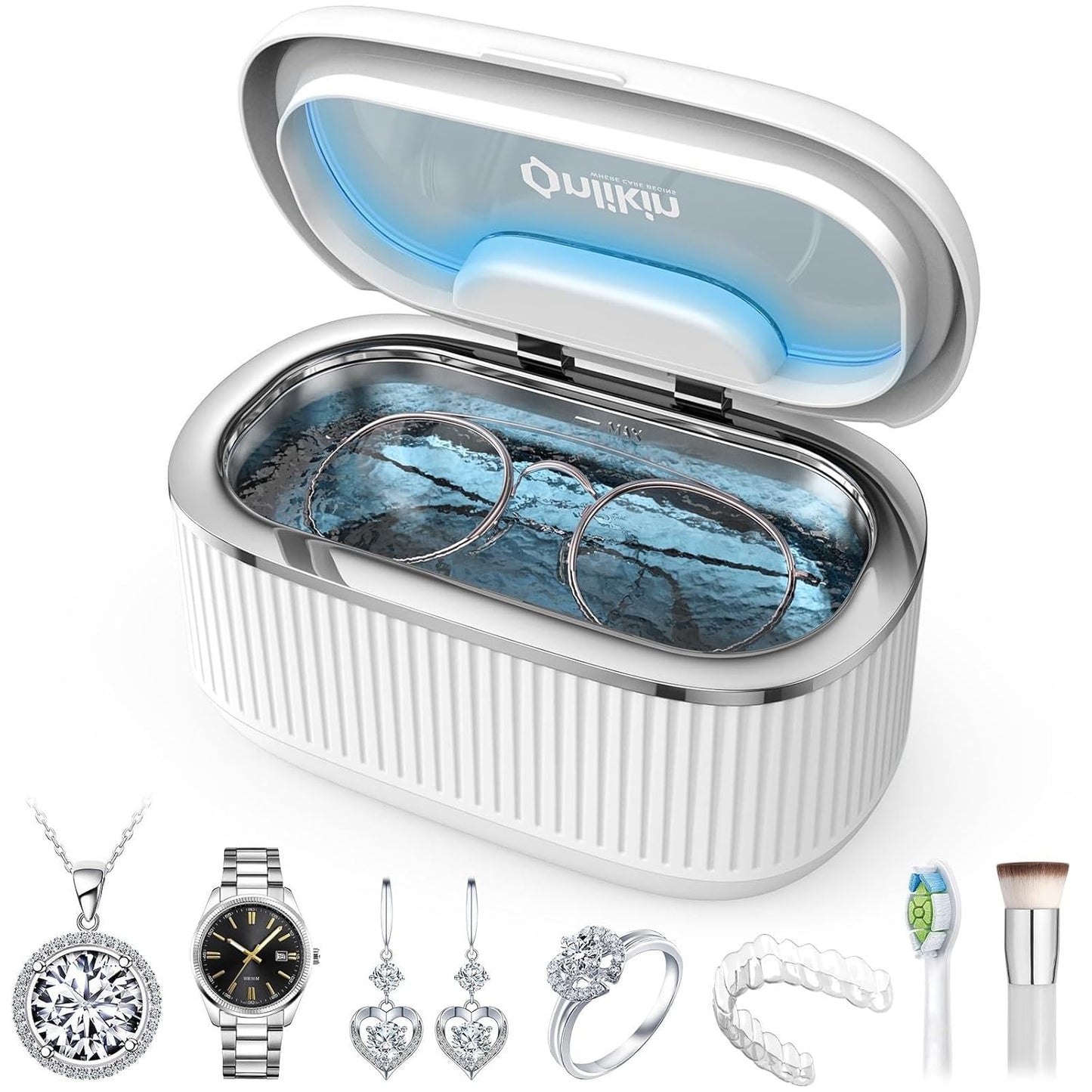 Onlikin 35W Ultrasonic Jewelry Cleaner 83