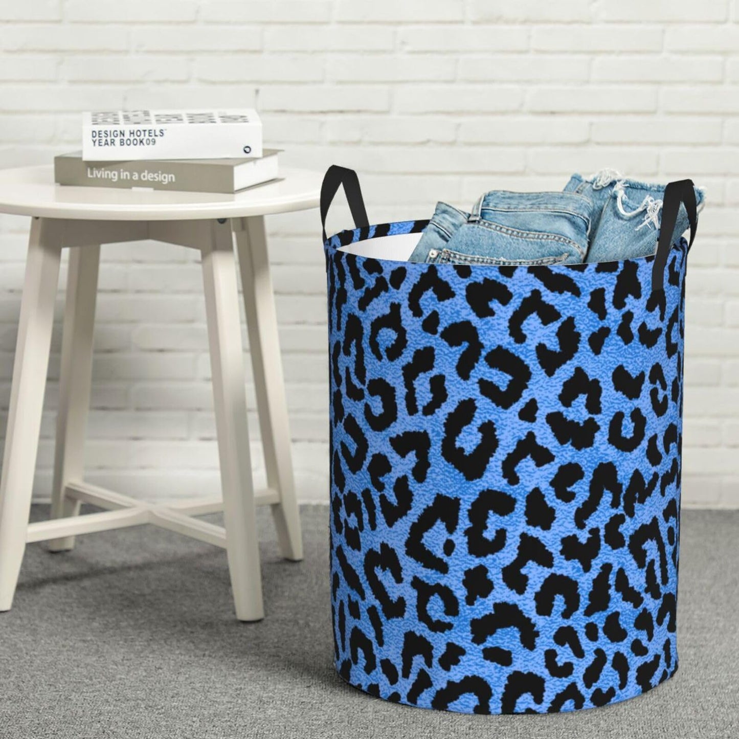 Basketball Round Laundry Hamper Basket Ball Texture Storage Basket Toys Clothes Organizer Bin For Home Bathroom Bedroom Dorm Nursery, 62l BST202