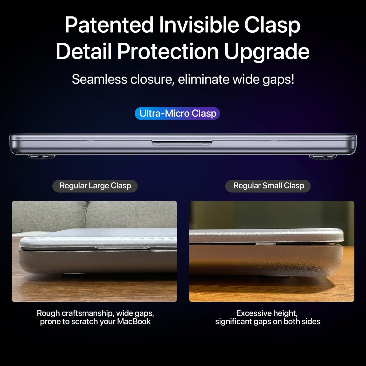 Soonjet for MacBook Pro 14 inch Case | M5 M4 M3 M2 M1 Pro/Max 2025-2021 | Same as Bare-MacBook | Protective Hard Shell Laptop Cover | Frosted Clear