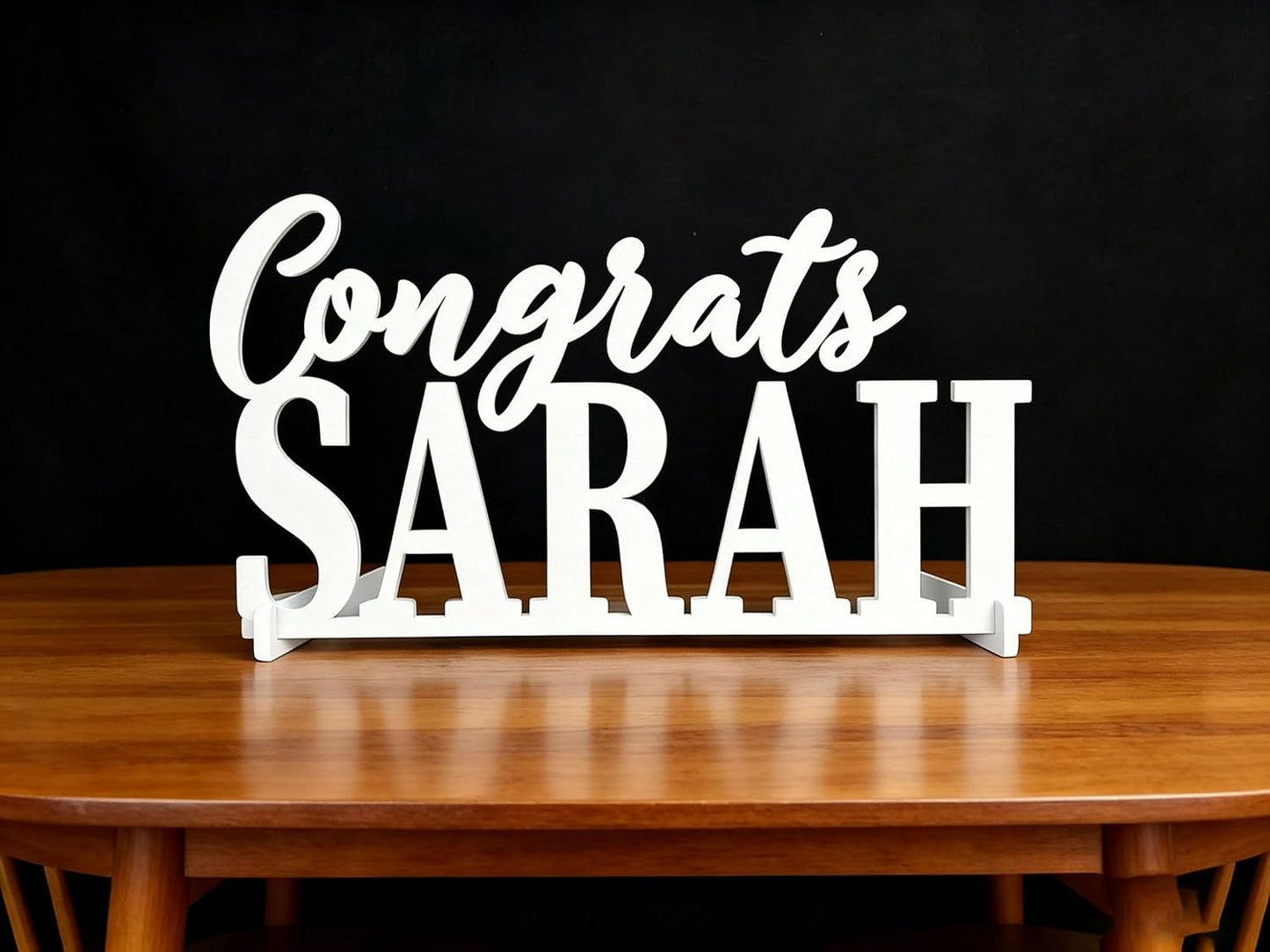 Graduation Table Sign,Wooden 2026 Congrats Grad Sign,Class of 2026,Graduation Party Table Decor Centerpiece,Senior Year Photo Prop BST326L