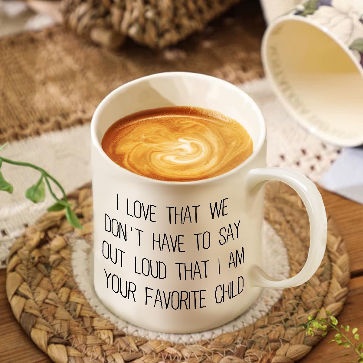 Ceramic Coffee Mug Tea Cup with Handle 11 OZ Big Mommy Women Best Busy Stepmom Funny Unique Birthday Mom Mother Day Personalized Custom Gifts Christmas Who Want Nothing White Elephant Regalos Xmas WN420