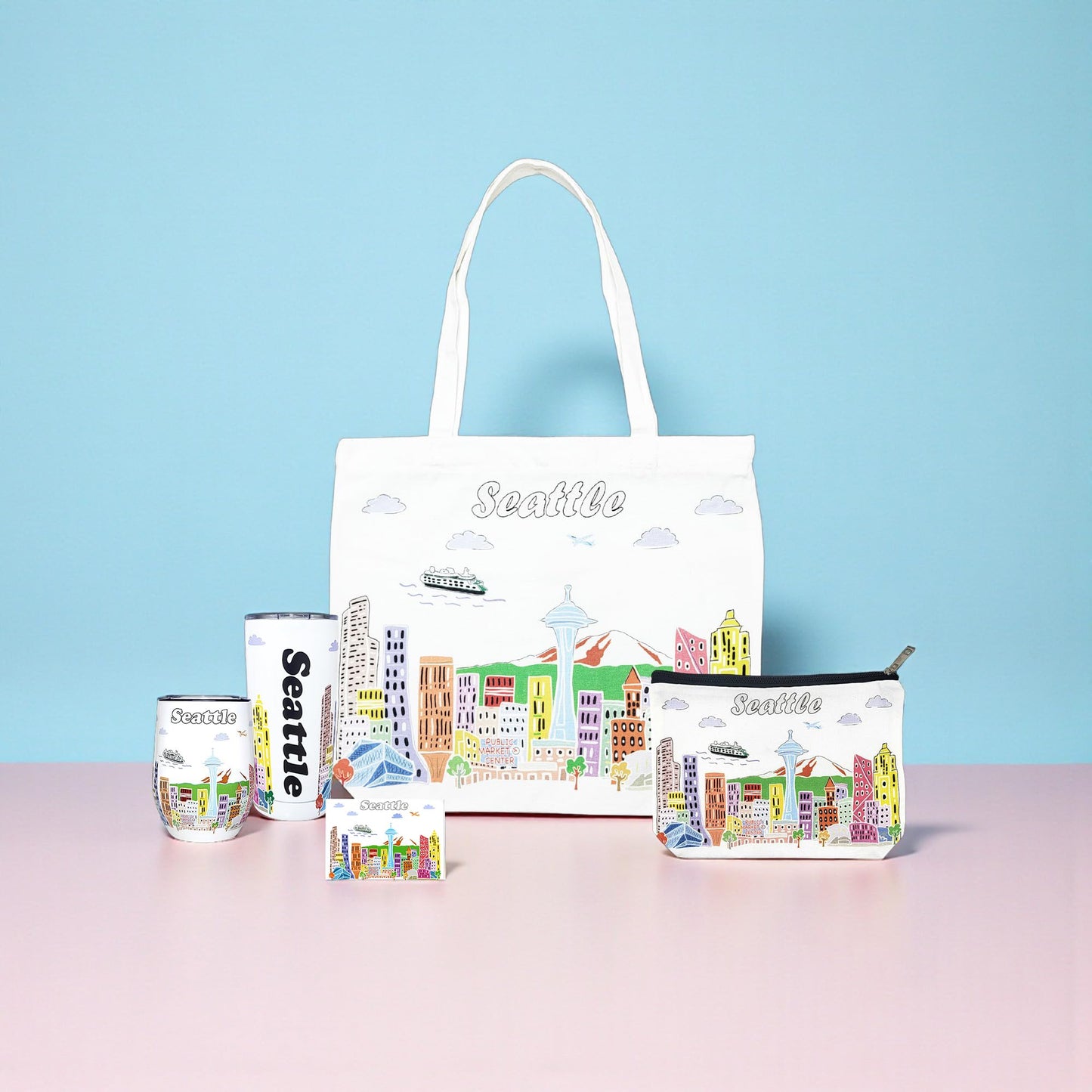 City Themed Artwork Magnet Collection by Beary Blu - Designed in The USA, Collectible Souvenirs Gifts 2.5" x 3.5" (Dallas) BST220