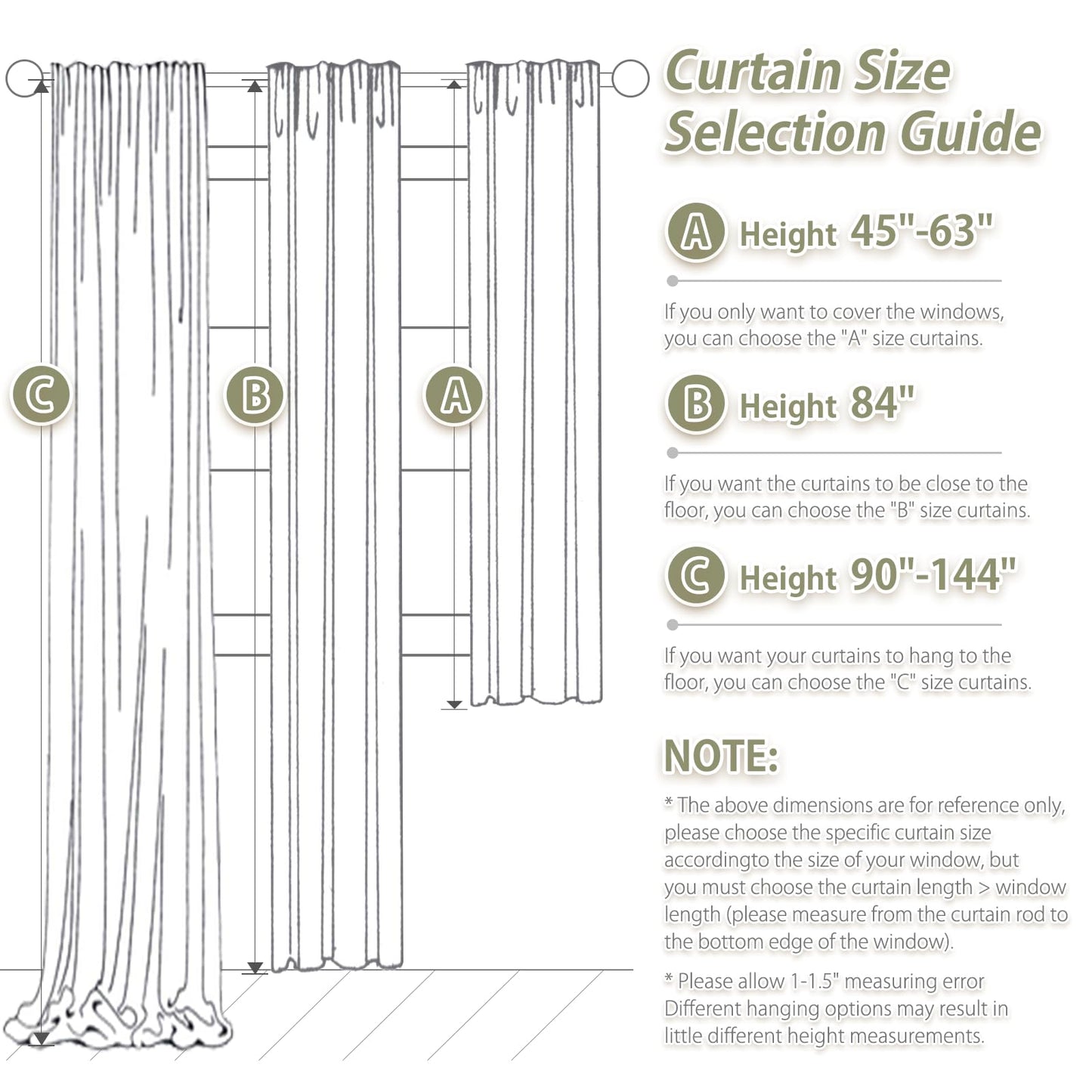 PANGSINNE Short Curtains for Windows Bathroom, 100% Blackout Linen Boho Back Tab Pleated Cafe Curtains for Kitchen Bedroom, 54 Inch Length 2 Panels Set, Dusty Blue BST326H