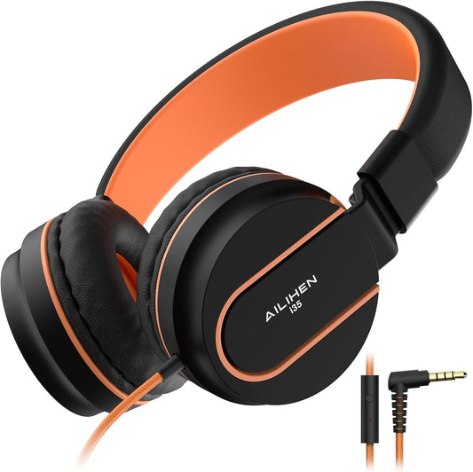 AILIHEN Kids Headphones, I35 On-Ear Headphones 36